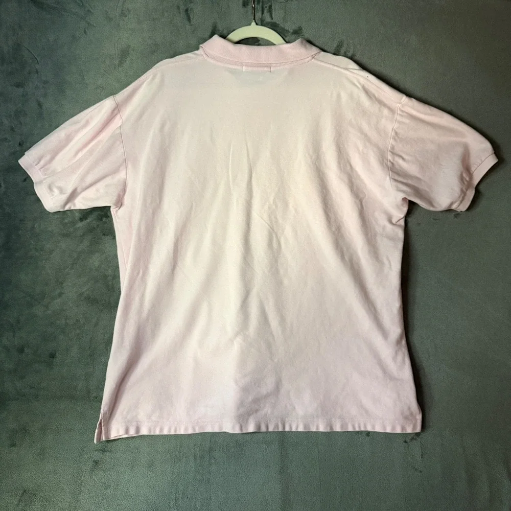 Polo Ralph Lauren Mens XXL Pink Short Sleeve Pique Polo Shirt Big &‎ Tall